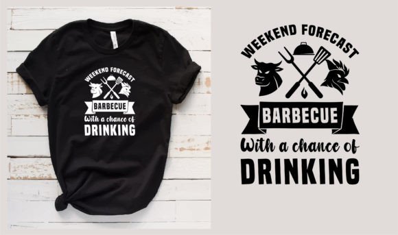BBQ T-Shirt Design Graphics for Real T-Shirt Designs