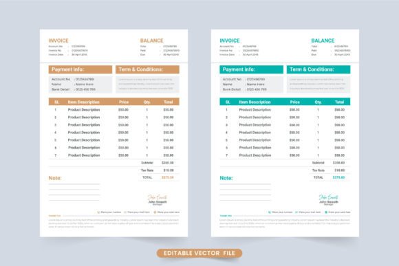 Business Cash Receipt & Billing Paper Graphics