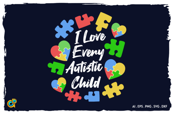 I Love Every Autistic Child Graphics