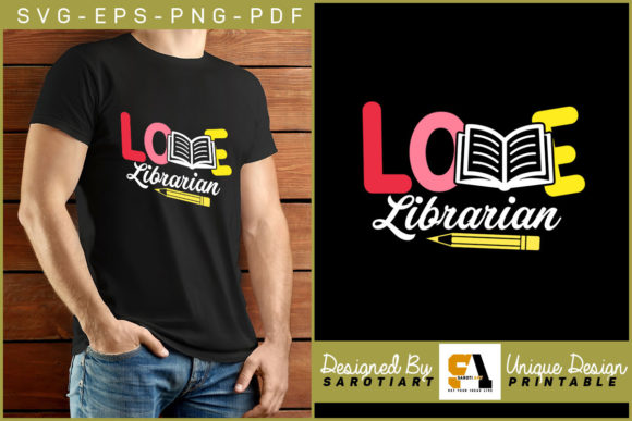 Love Librarian SVG: Crafts & Graphics for Bookish Brands