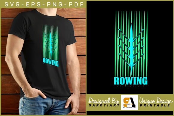 Rowing Vintage Graphic Sublimation Retro: Crafts & Graphics Review