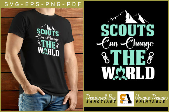 Scouts Can Change T-shirt World Graphic: Crafts & Graphics Review