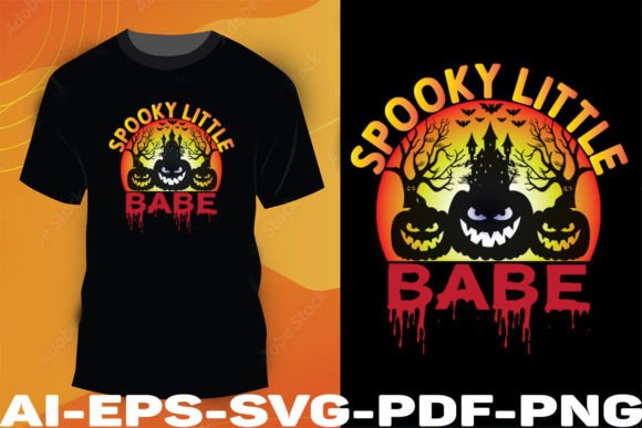 Spooky Little Babe: Graphics & T-Shirt Designs