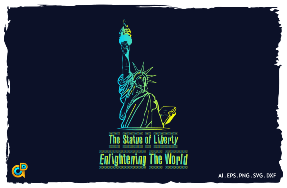 Statue of Liberty SVG Design for Crafts & Graphics